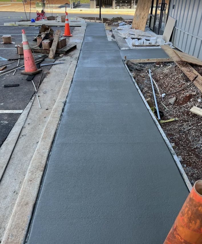 ADA-compliant commercial sidewalk in Gardendale