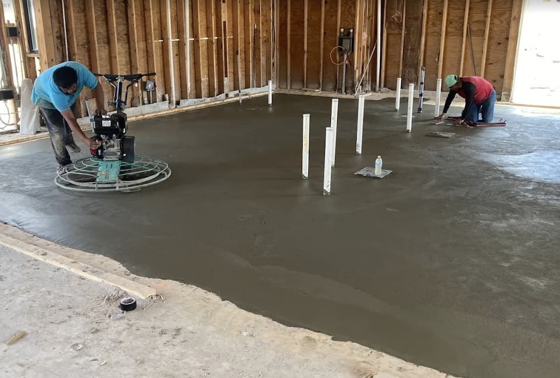 Stamped concrete surface in Trussville, Alabama